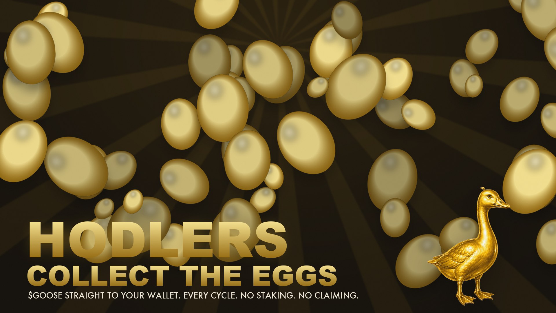HODLERS COLLECT THE EGGS